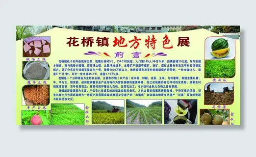 农业地方特色展板图片