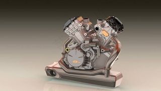 KTM RC8 -在制品（只渲染）