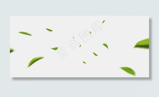 绿色飞溅叶子素材集合