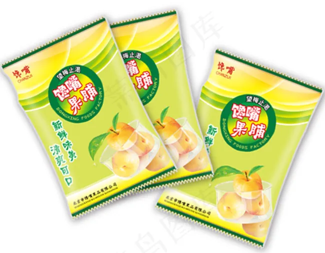 馋嘴果脯立体效果psd模版下载