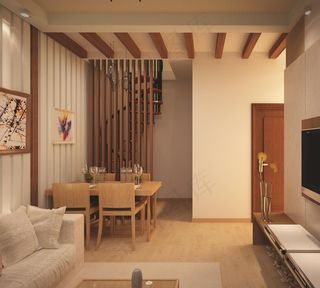 小户型双层木屋