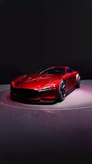 红色跑车高清摄影图片