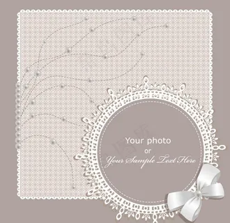 婚纱婚礼相框边框图片