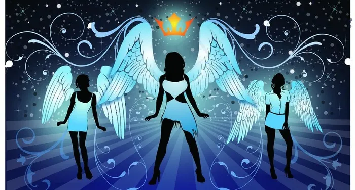 天使翅膀图片cdr矢量模版下载