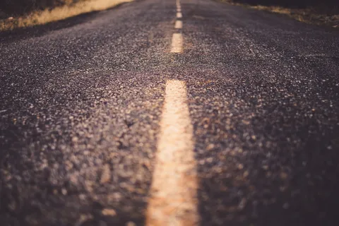 黄昏下的马路 黄昏下的马路