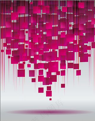 时尚方块背景矢量素材图片