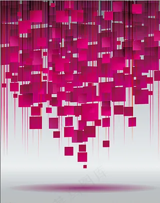 时尚方块背景矢量素材图片