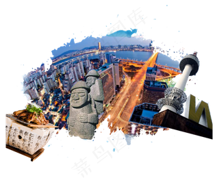 印象韩国旅游韩国印象唯美韩国PNG