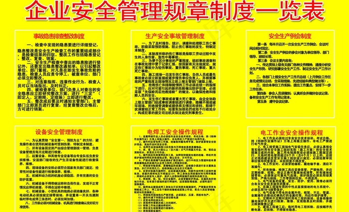 企业安全制度图片
