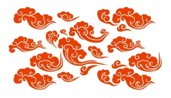 祥云底纹背景源文件
