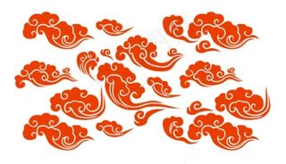 祥云底纹背景源文件