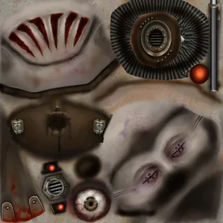 刺客角色游戏装饰模型