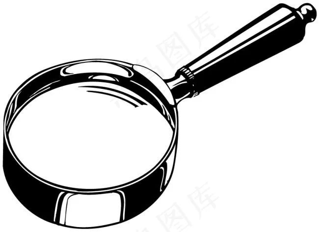 放大镜矢量文件ai矢量模版下载