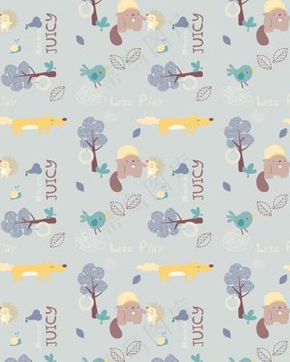 卡通背景 动物背景图片