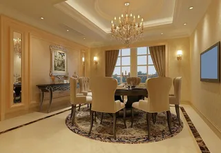 欧式餐厅效果图图片