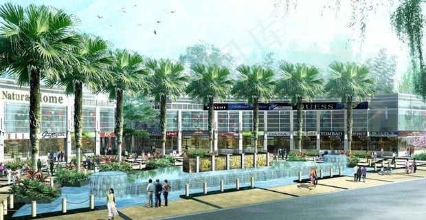 住宅小区园林景观效果图图片