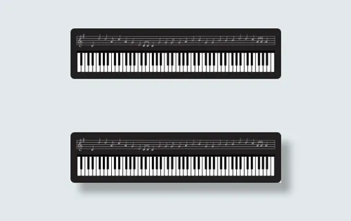 琴键盘剪贴画