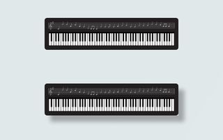 琴键盘剪贴画
