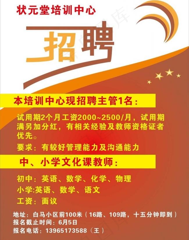 招聘图片cdr矢量模版下载