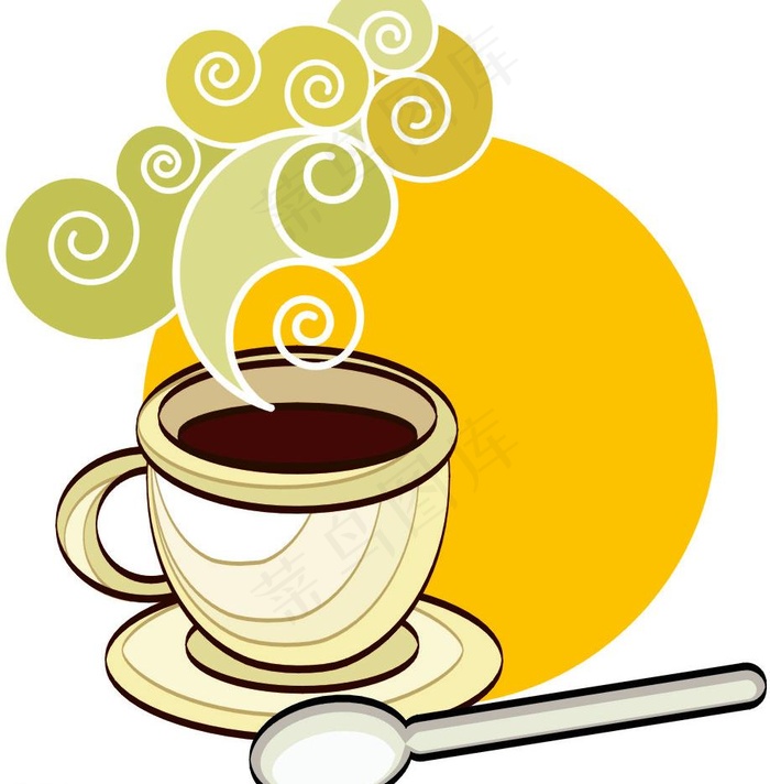矢量咖啡杯图片