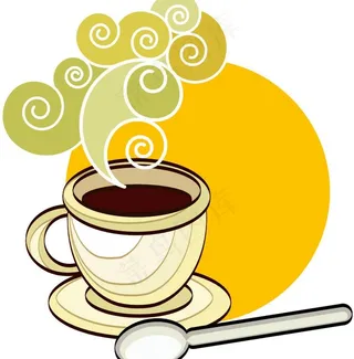 矢量咖啡杯图片