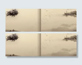 中国风画册素材图片