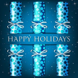 节日快乐 零星的爆竹卡矢量格式