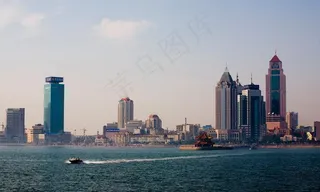 山东青岛 城市远景图片