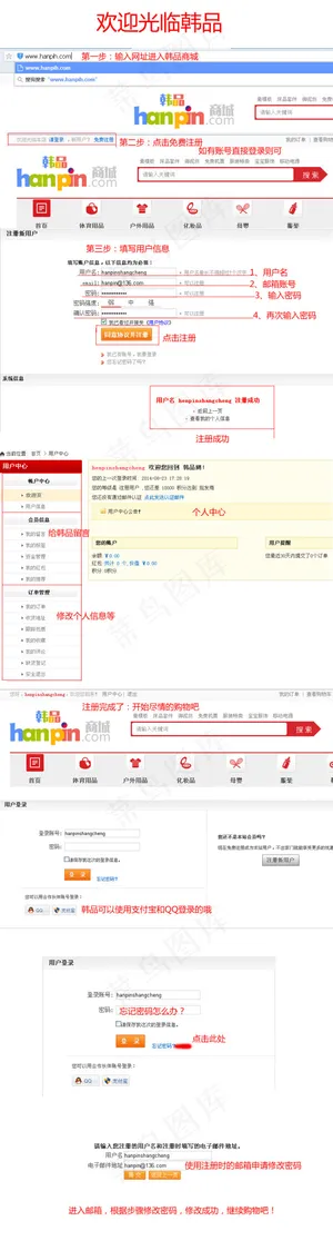 韩品商城会员注册