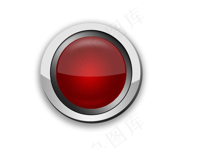 金属按钮图片psd模版下载