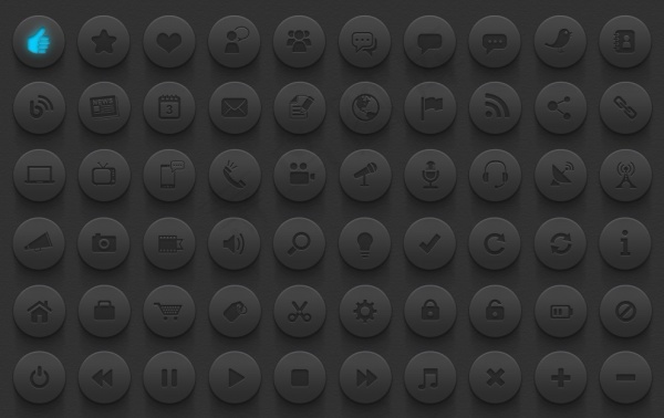 褐色网页图标psd素材