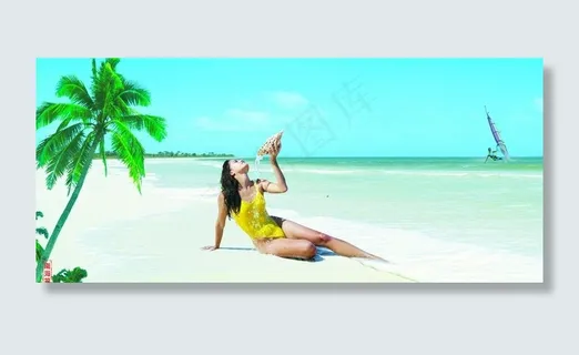 海滩风景图片