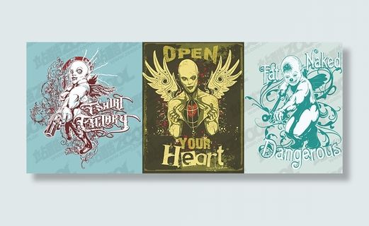 3，替代的人物主题T恤设计的发展趋...