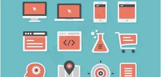 电脑系统应用图标PSD分层素