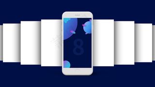 白色黏土苹果iphone8手机模型样机