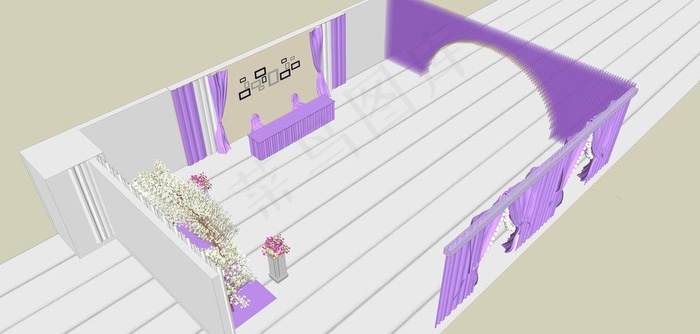 婚礼3D效果图