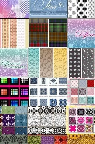 精选多款多用填充图案图片