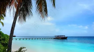 马尔代夫海景图片