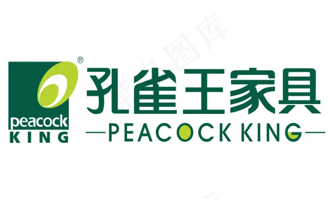 孔雀王家具logocdr矢量模版下载