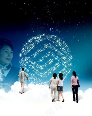 个性风格通讯类广告设计素材