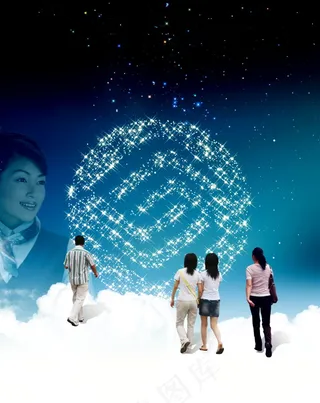 个性风格通讯类广告设计素材