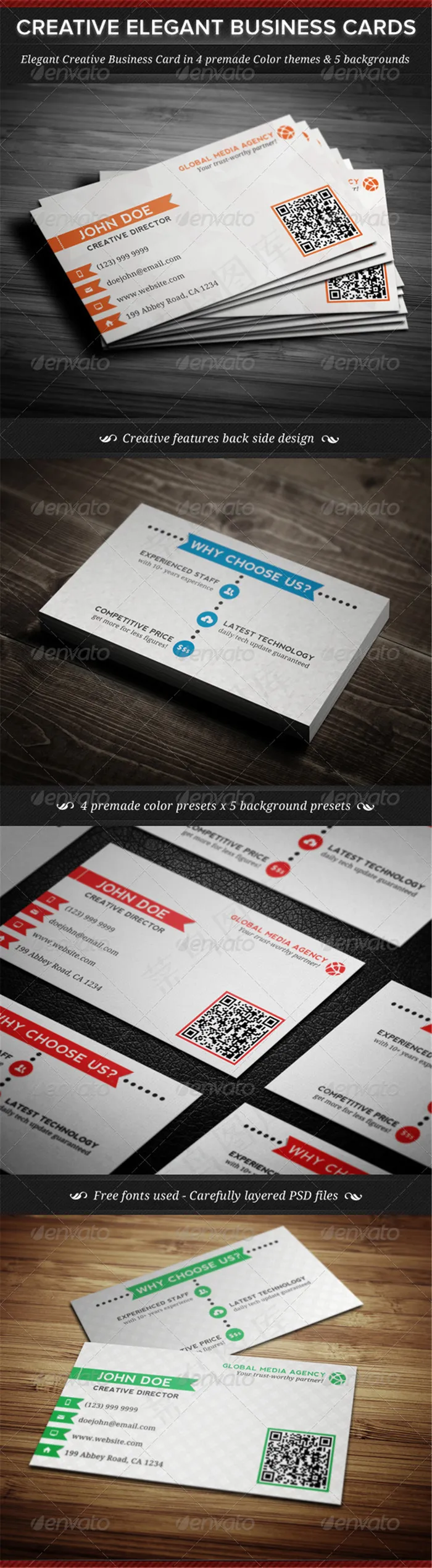 简洁名片设计(1125X675(DPI:300))psd模版下载