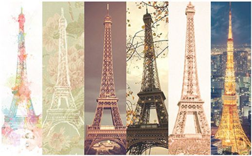 埃菲尔唯美图合集psd下载设计背景...