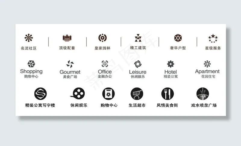 地产矢量设计元素图片cdr矢量模版下载