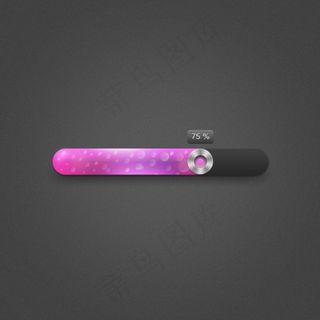 粉色幻彩进度条