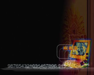 电脑科技元素深色底图