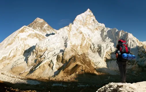登山的人物 登山的人物