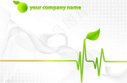 简单的绿色背景矢量素材