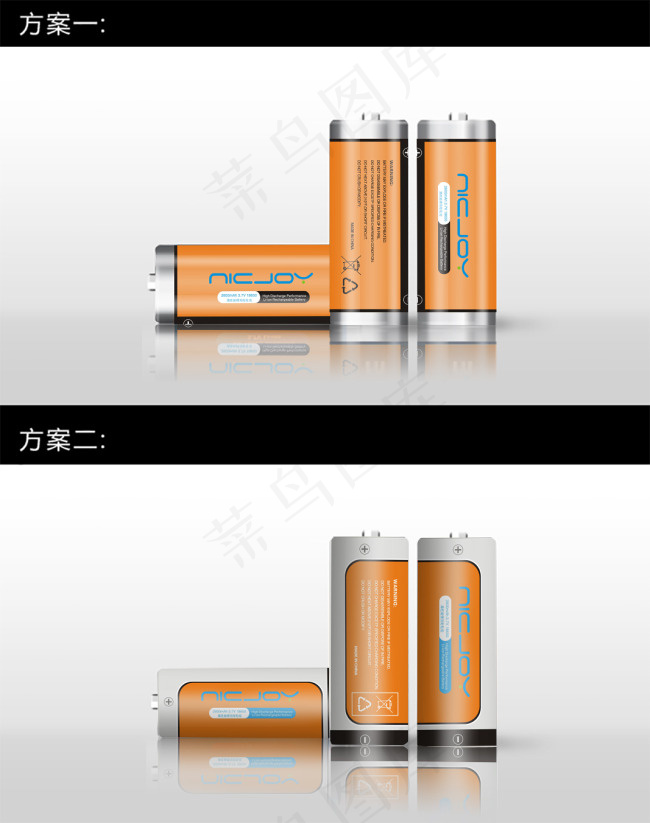 锂电池皮包装设计cdr矢量模版下载