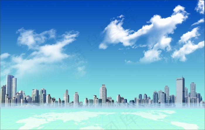科技城市cdr矢量模版下载